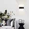 Quickway Imports Black Decorative Waterproof Aluminum Wall Lamp for Indoors and Outdoors, 8 Watt Cool White 4000K QI004493.BK - alternate 5